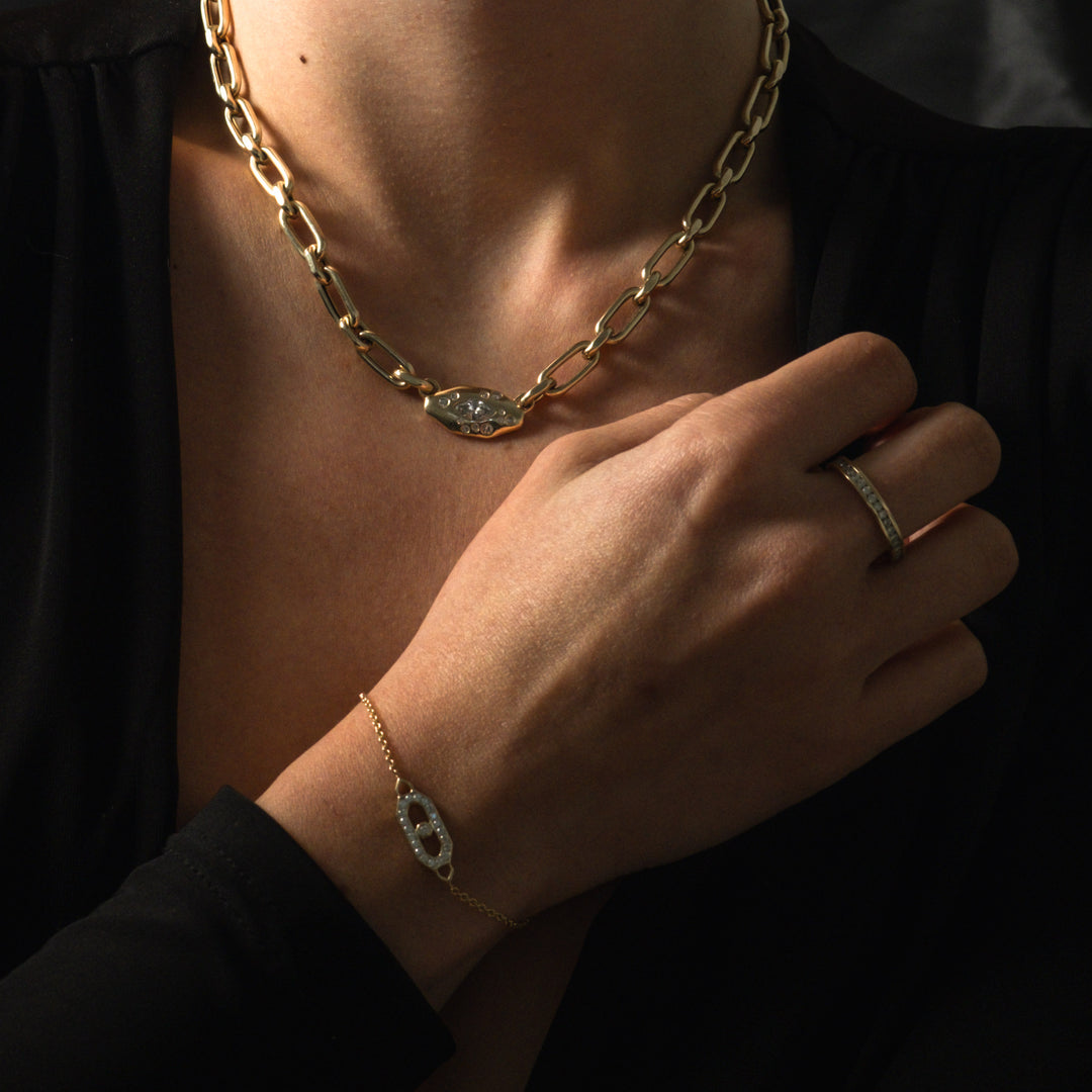 Evil eye necklace